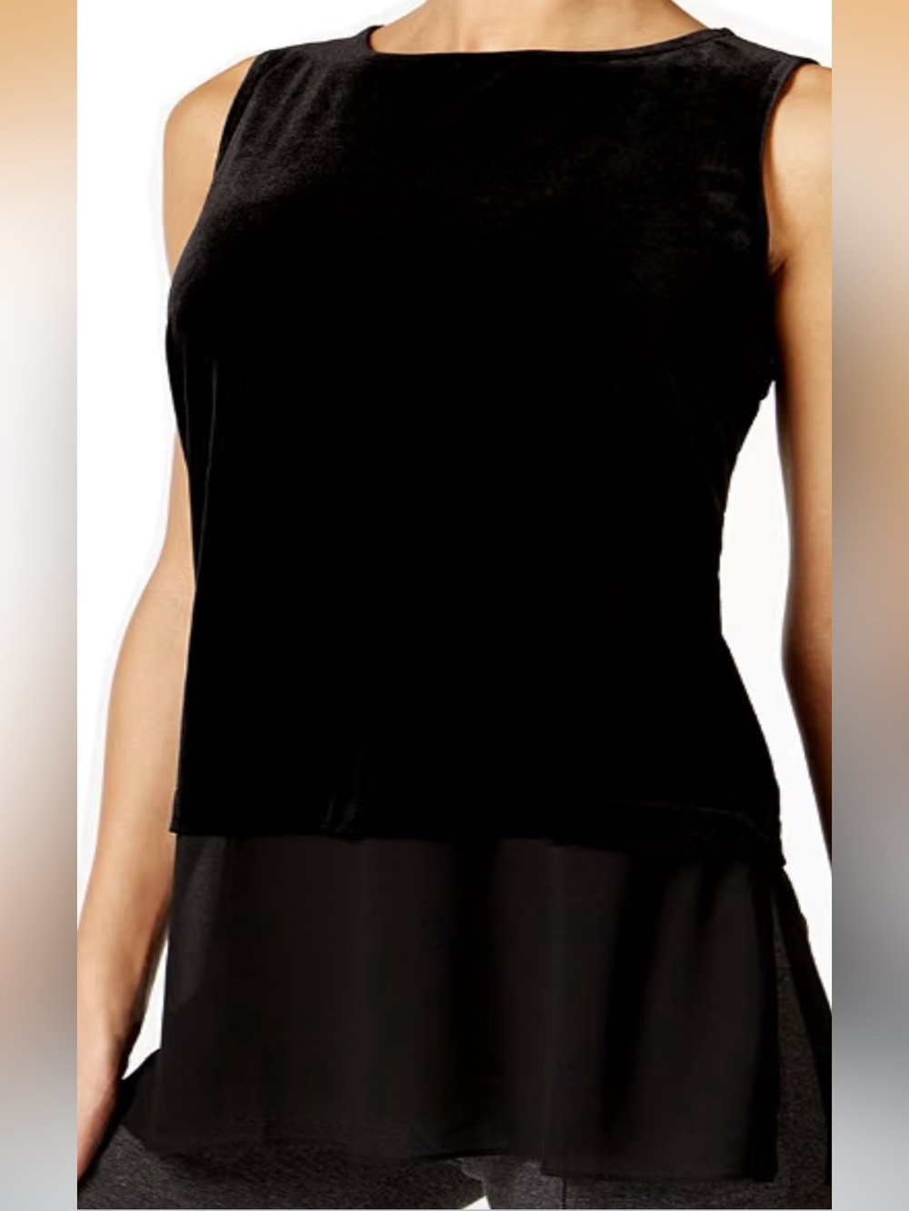 Alfani Women's Petite Velvet Layered